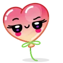 Helium Hearts 스티커