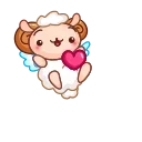 Lamby 스티커