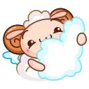Lamby 스티커