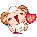 Lamby 스티커