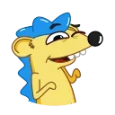 Ned the Hedgehog 스티커