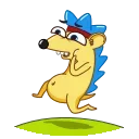 Ned the Hedgehog 스티커