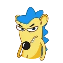 Ned the Hedgehog 스티커