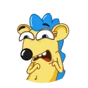 Ned the Hedgehog 스티커