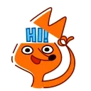 High Fox 스티커