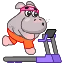 Hopper the Hippo 스티커