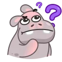 Hopper the Hippo 스티커