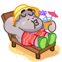 Hopper the Hippo 스티커