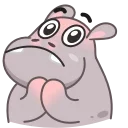 Hopper the Hippo 스티커