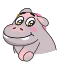 Hopper the Hippo 스티커
