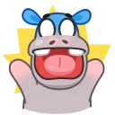 Hopper the Hippo 스티커