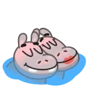 Hopper the Hippo 스티커