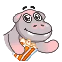 Hopper the Hippo 스티커