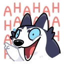 Siberian Husky 스티커