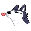 Siberian Husky 스티커