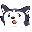 Siberian Husky 스티커