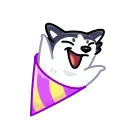 Siberian Husky 스티커