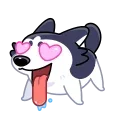 Siberian Husky 스티커
