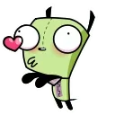 Invader Zim 스티커