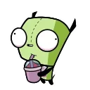 Invader Zim 스티커