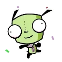 Invader Zim 스티커