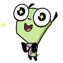 Invader Zim 스티커
