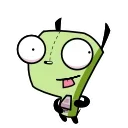 Invader Zim 스티커