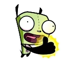 Invader Zim 스티커