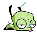 Invader Zim 스티커
