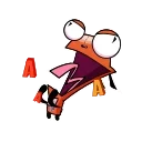 Invader Zim 스티커