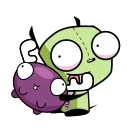 Invader Zim 스티커
