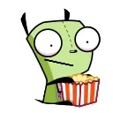 Invader Zim 스티커