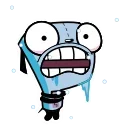 Invader Zim 스티커