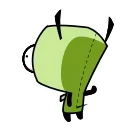 Invader Zim 스티커