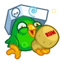 Jack the Parrot 스티커