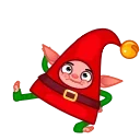 Christmas Elf 스티커