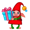 Christmas Elf 스티커