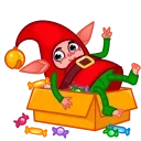 Christmas Elf 스티커