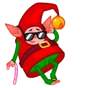 Christmas Elf 스티커