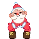 Jolly Santa 스티커