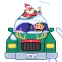 Jolly Santa 스티커