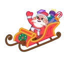 Jolly Santa 스티커