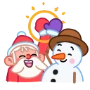 Jolly Santa 스티커