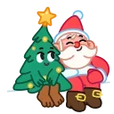 Jolly Santa 스티커