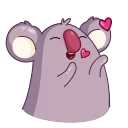 La Koala 스티커