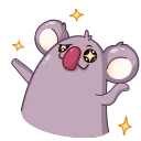 La Koala 스티커