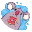 La Koala 스티커