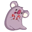 La Koala 스티커