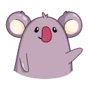 La Koala 스티커