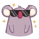 La Koala 스티커